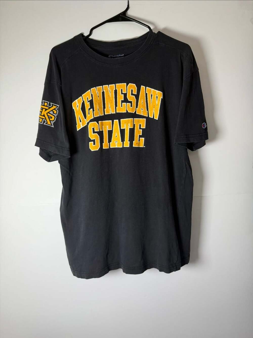 Champion Kennesaw State University T-Shirt Size L Black